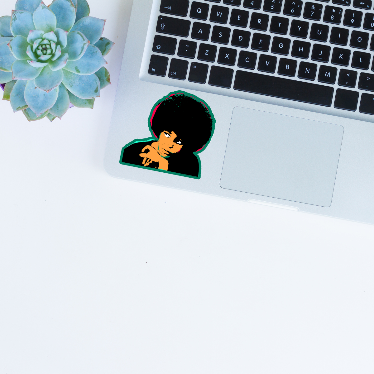 CheerNotes Greeting Cards & Stationery - Angela Davis Activist Sticker