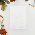 emily lex studio - Fall leaves paintable watercolor notecard set