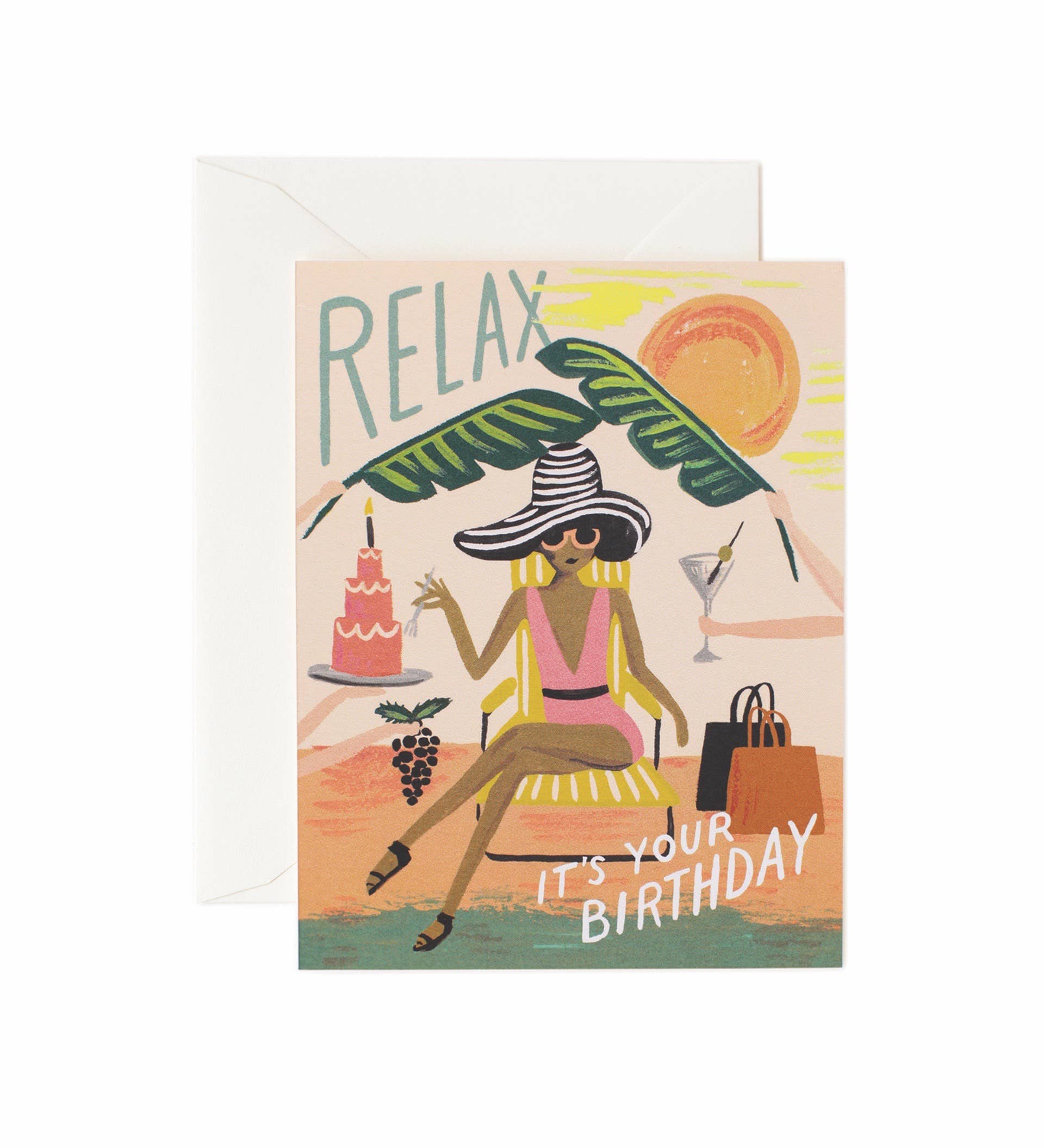 Rifle Paper Co. - Relax Birthday Card
