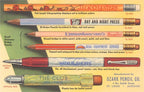 Found Image Press - Postcard LT-396 Varieties of Pencils