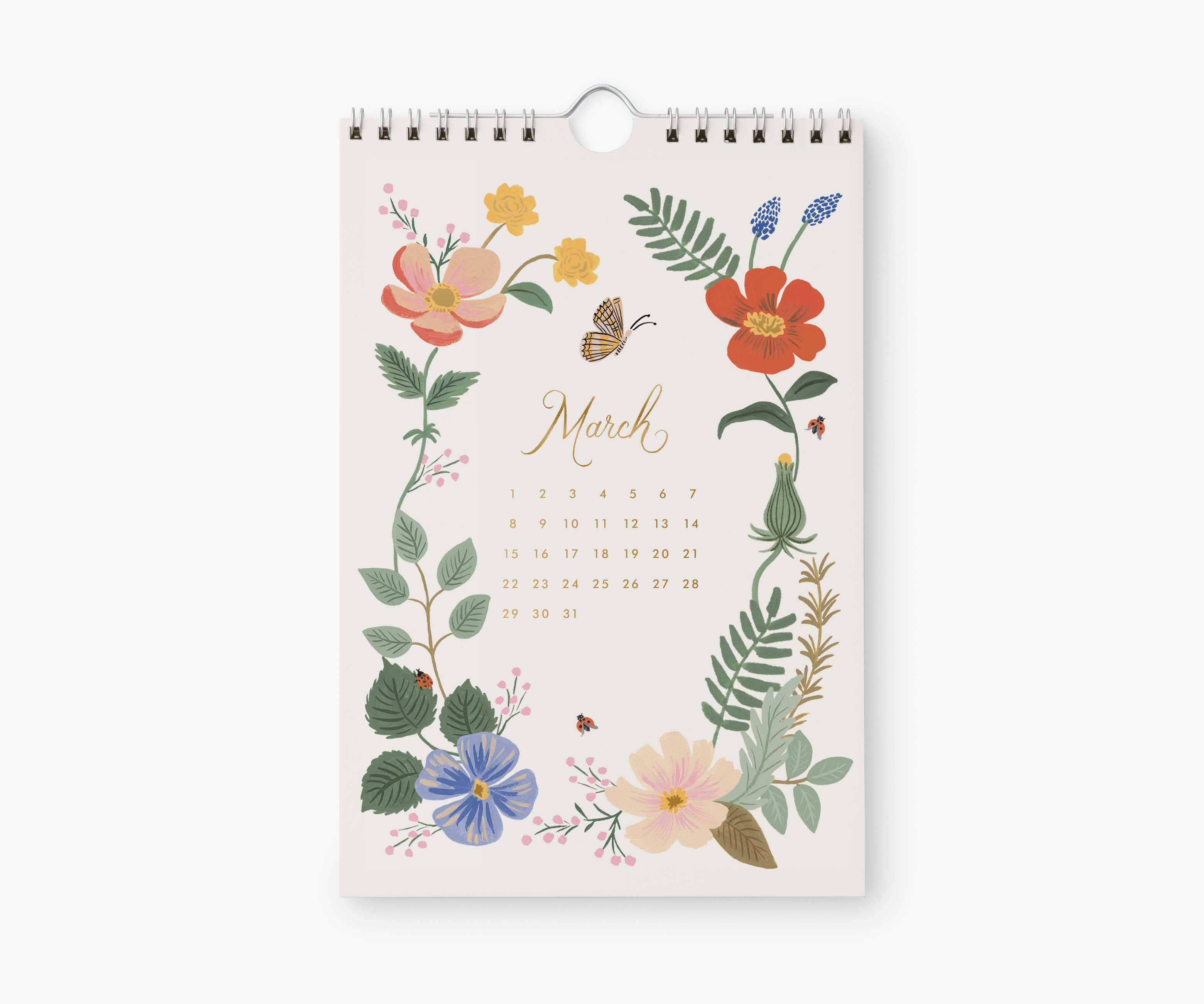 Rifle Paper Co. - 2026 Strawberry Fields Kitchen Calendar (6x9)
