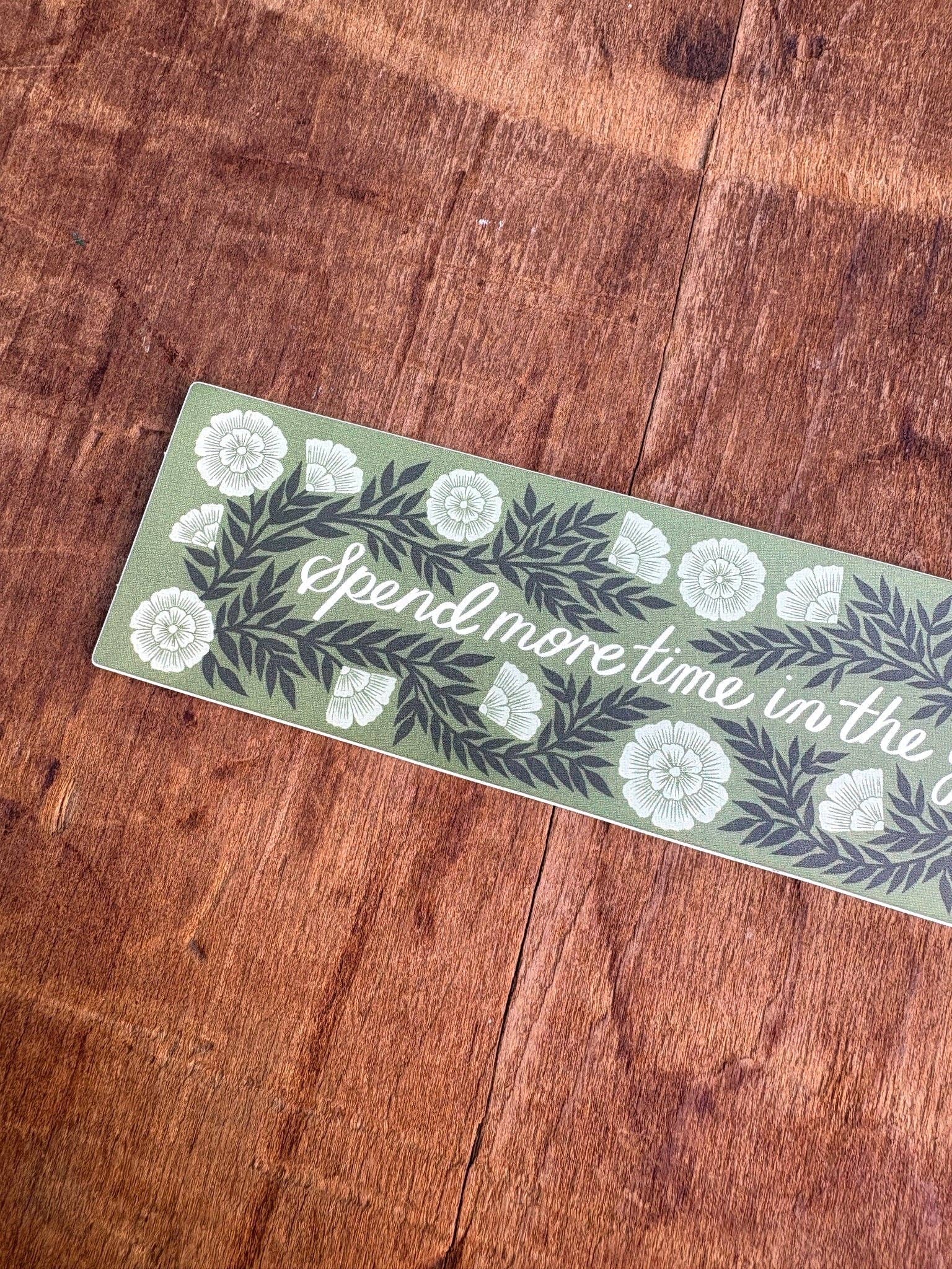 Katharine Watson - "Spend More Time in the Garden" Sticker