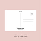 Statement Goods - Magnolia Gold Foil Postcard, White Background
