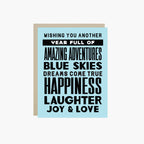 Barone and Co. - Another Year Stacked Birthday Card