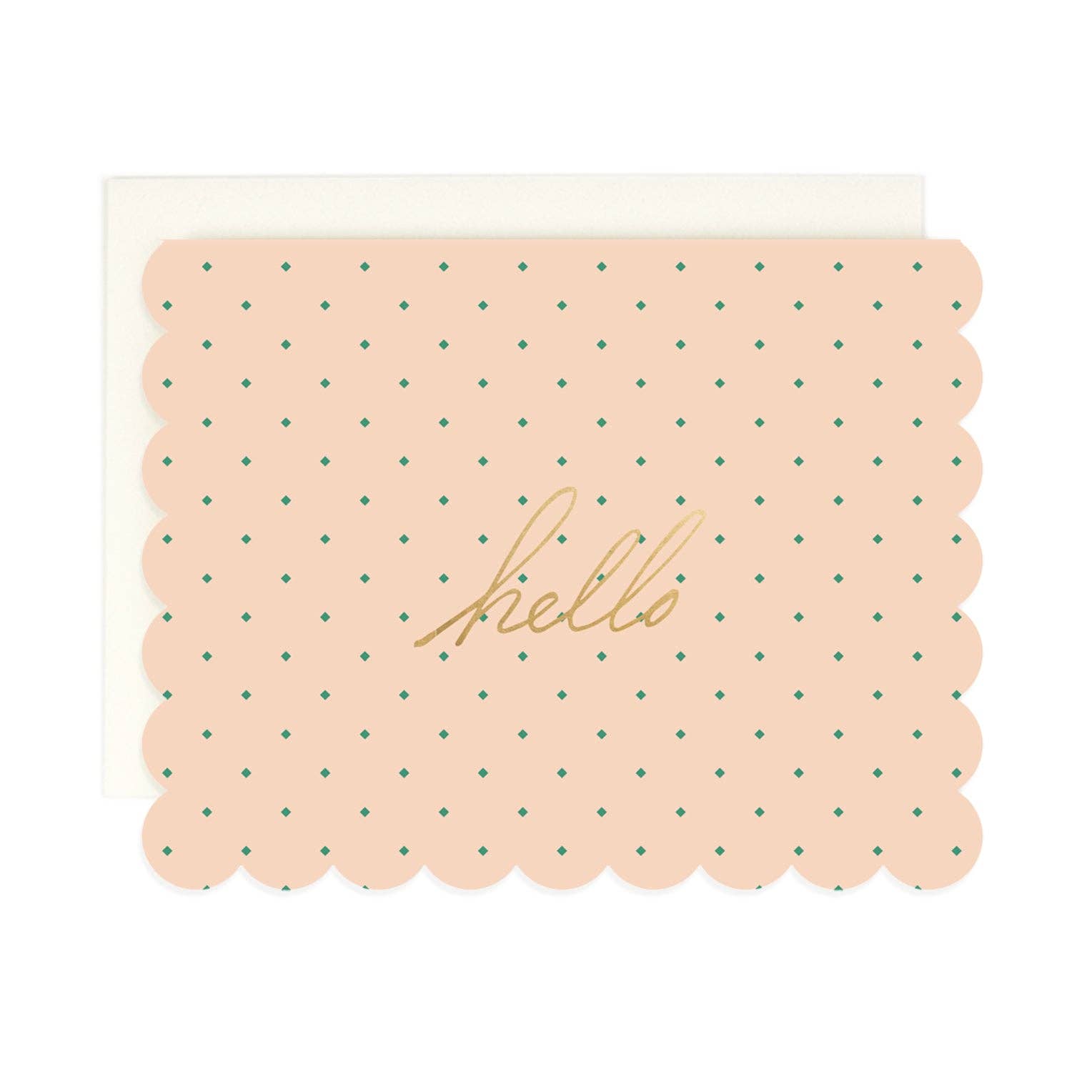 Amy Heitman - Hello Diamond Dot Greeting Card