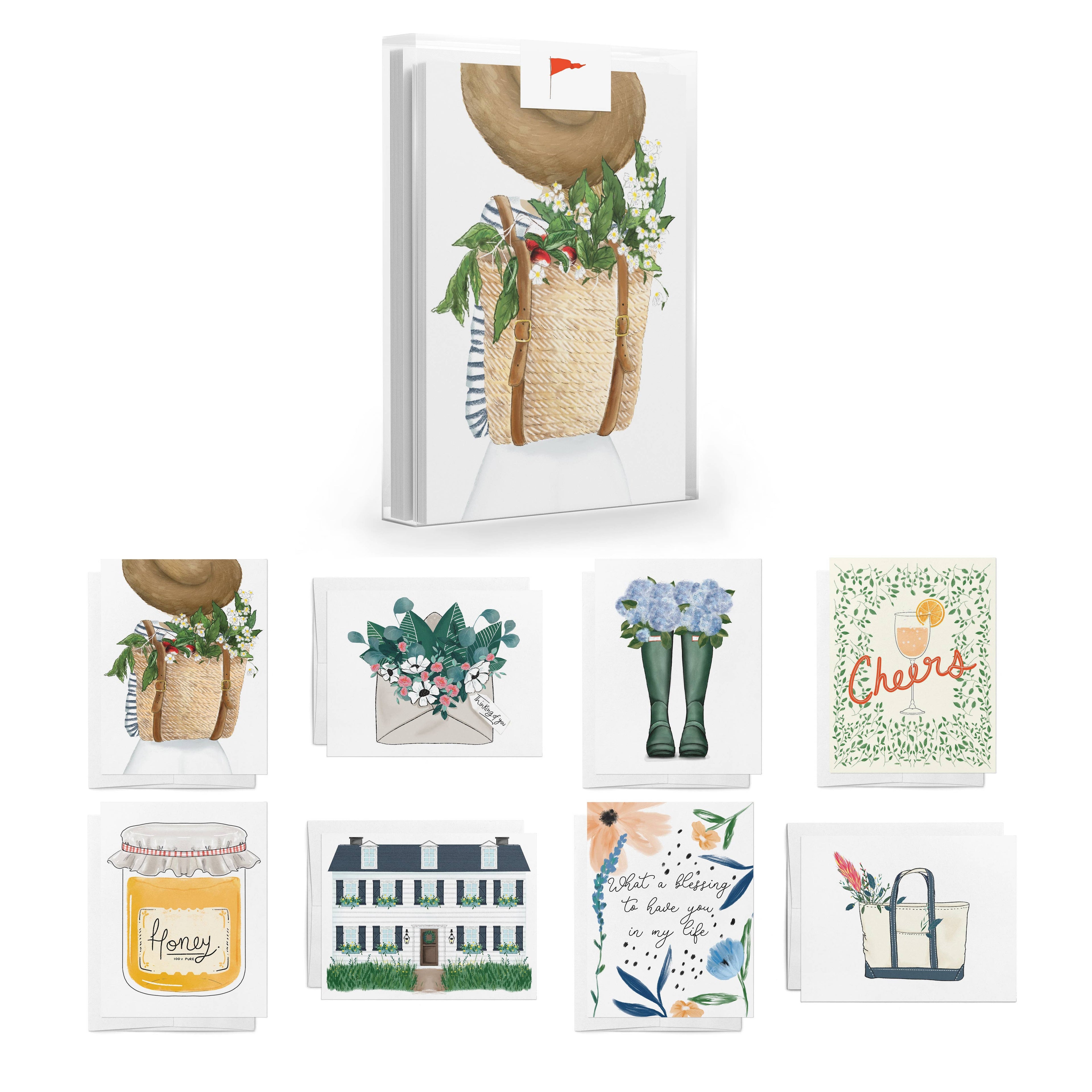 Ramus & Co. - Garden Set of 8 Cards