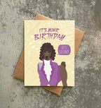 Modern Printed Matter - Prince Poodle Birthday Card