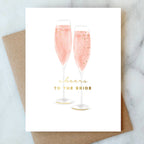 Abigail Jayne Design - Bubbles For the Bride Greeting Card