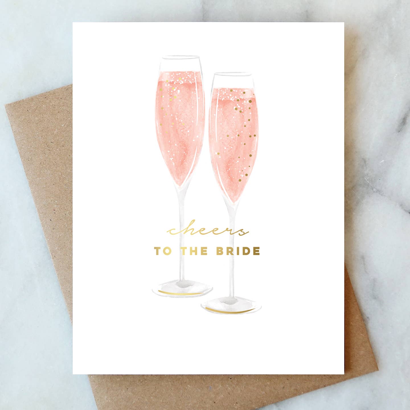 Abigail Jayne Design - Bubbles For the Bride Greeting Card