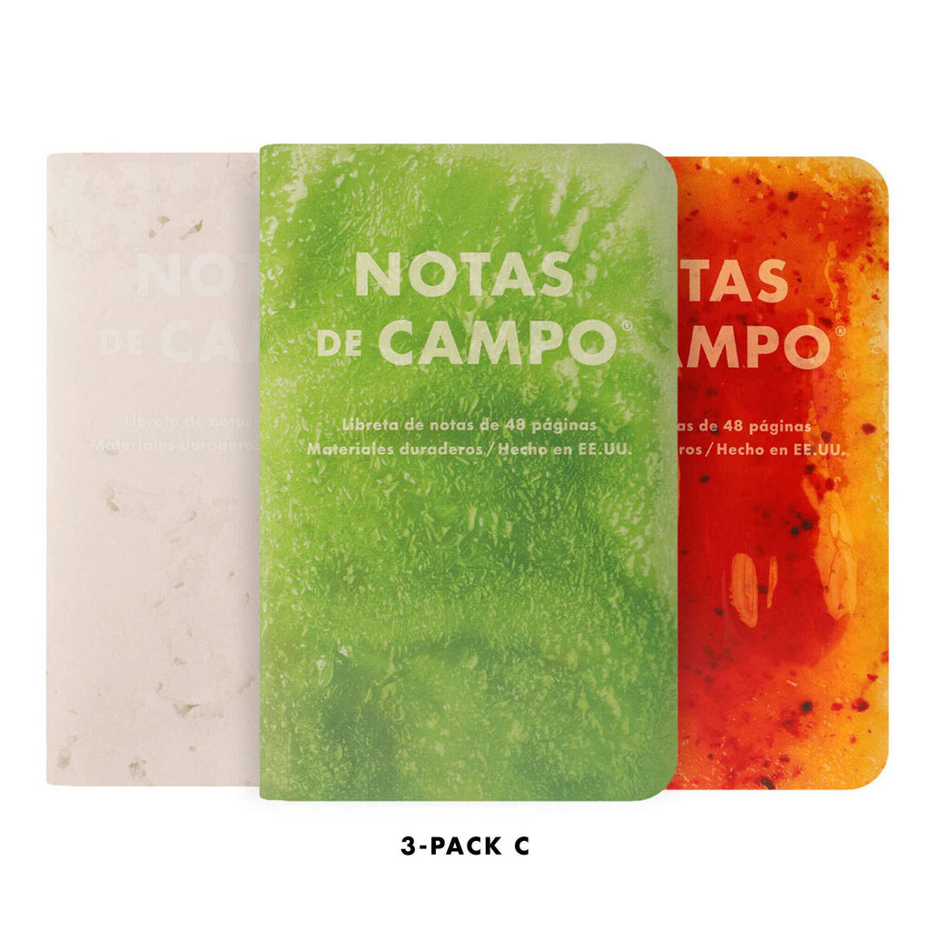 Field Notes - Paletas 3-Packs: Paletas 3-Pack A: Blue - Red - White