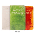 Field Notes - Paletas 3-Packs: Paletas 3-Pack A: Blue - Red - White