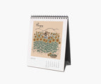 Rifle Paper Co. - 2026 Travel Sketchbook Desk Calendar