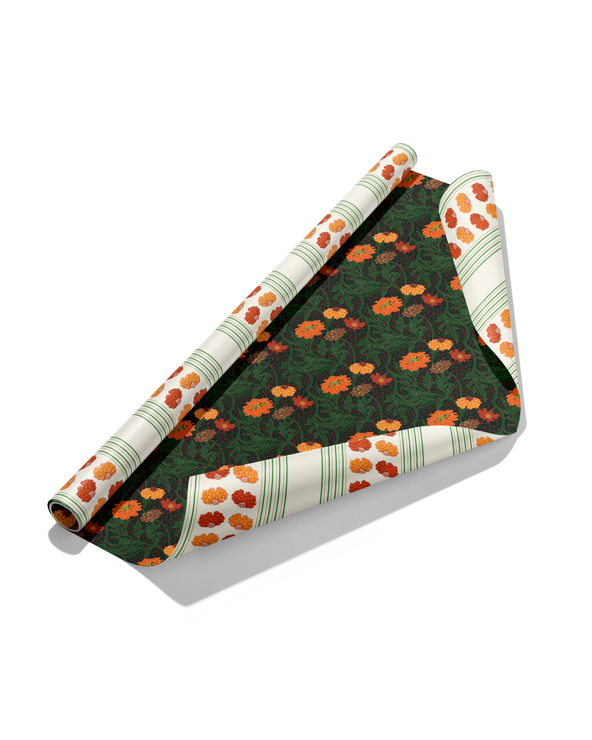 re:mused studio - Zinnia Gift Wrap Sheet – Double Sided: Single Sheets