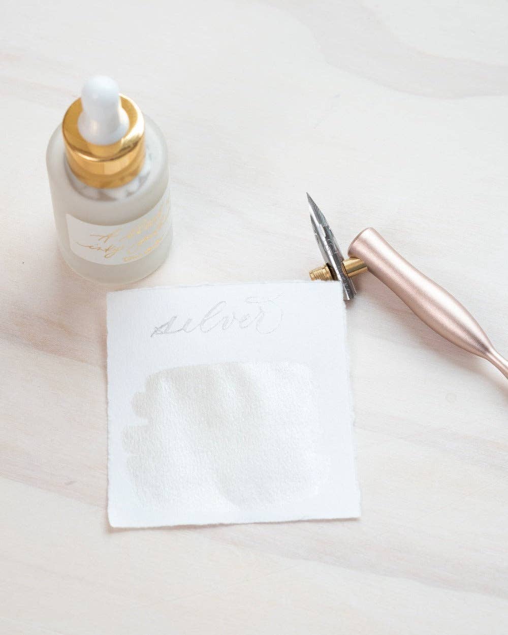 Tom's Studio - Silver - Calligraphy Ink
