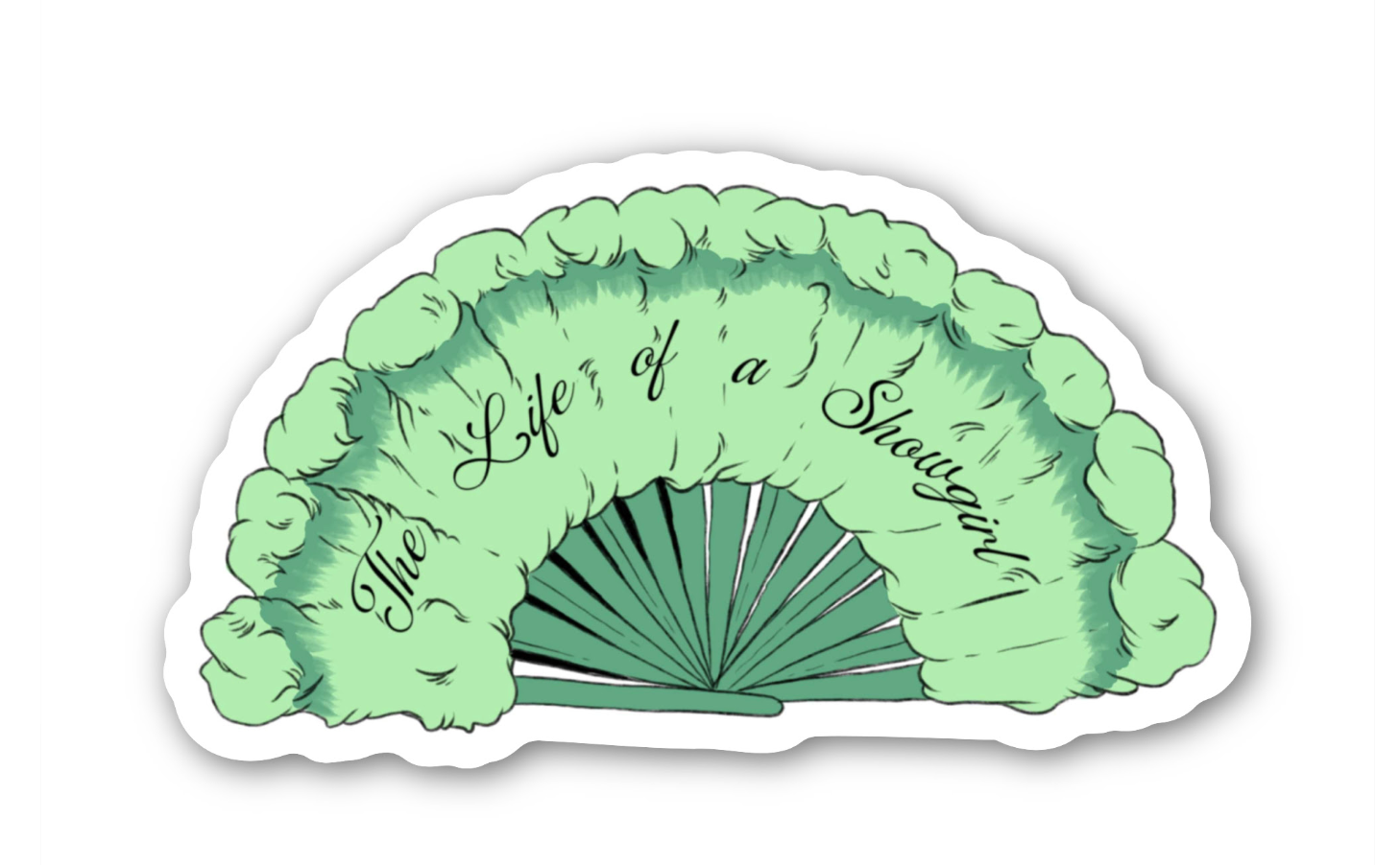 inviting affairs paperie - "The Life of a Showgirl” Sticker 