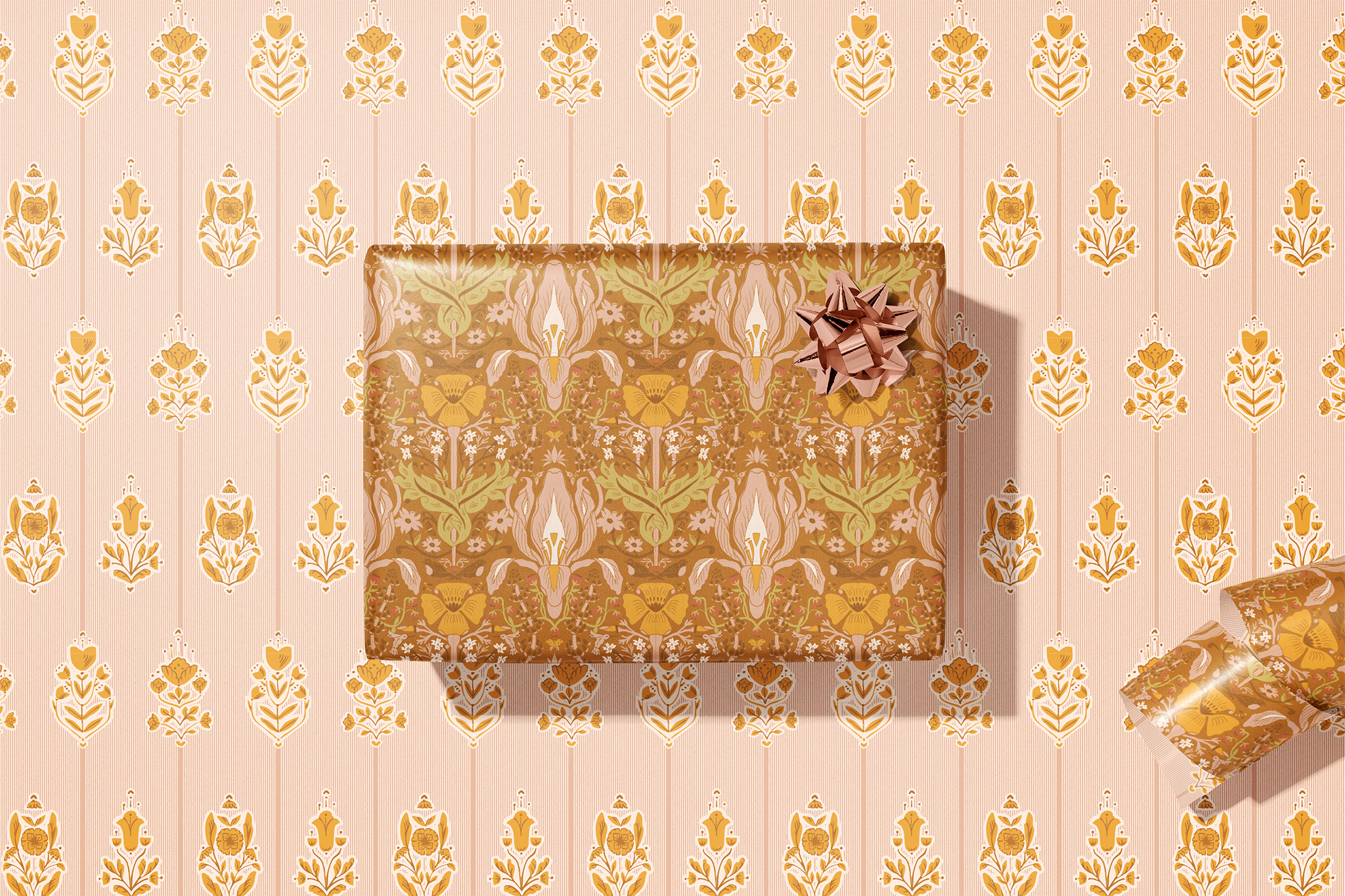 re:mused studio - Wildflower Gift Wrap Sheet-Double Sided