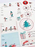 Ramus & Co. - Santa & Dogs Gift Label Sheets — Pack of 3