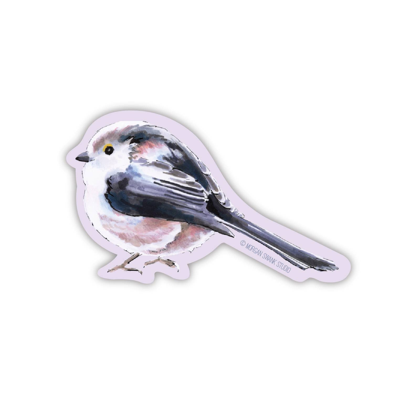 Morgan Swank Studio - Tit Bird Sticker