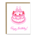 Kindred Letterpress - 30th Birthday Cake Card