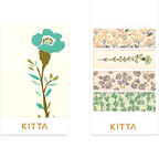 KING JIM - Kitta Portable Washi Decorative Tape- Cute Index seal: Line