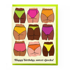 Boss Dotty Paper Co. - Sweet Cheeks Butt Birthday Card