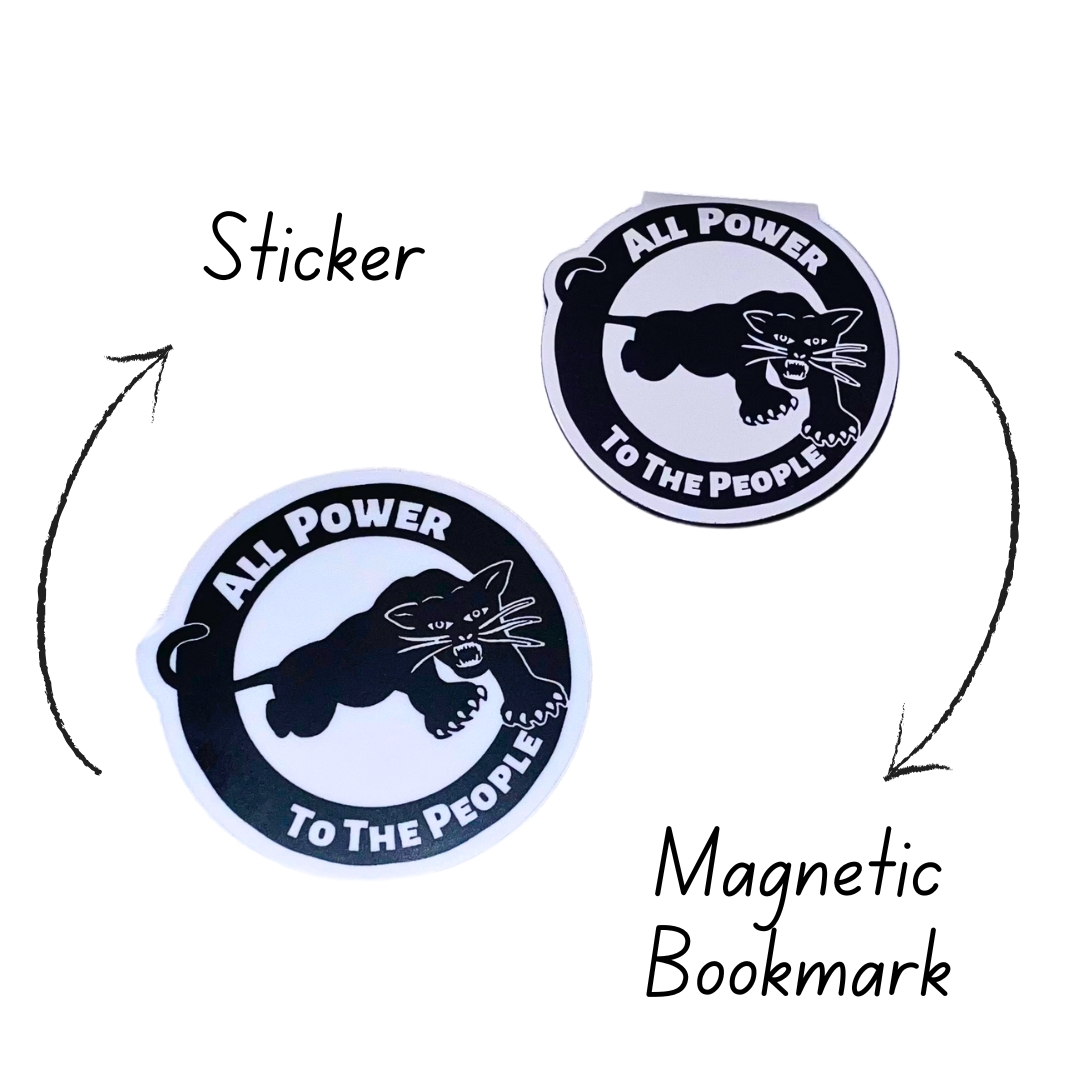 CheerNotes Greeting Cards & Stationery - All Power Black Panther Stickers