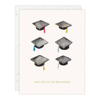 Seedlings - Hats Off - Graduation Card