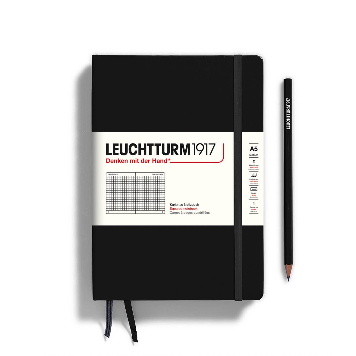 LEUCHTTURM1917 - Notebooks - Medium (A5): Rising Sun / Hardcover / Squared