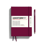 LEUCHTTURM1917 - Notebooks - Medium (A5): Port red / Hardcover / Ruled