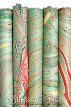 Sustain & Heal - Green and Red Marble Sheet #137: