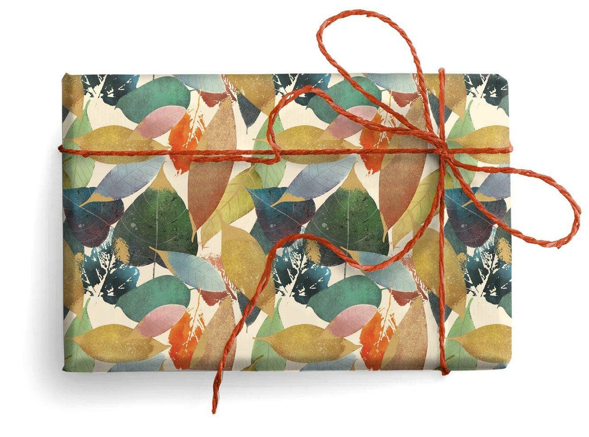 San Lorenzo Design - Florentine  Wrapping Paper, 19.7 x 27.6 in.: Foglie Invernali