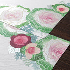 Midori Letter Pad 004 Flowering Kale Wreath
