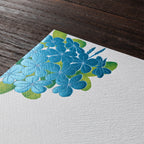 Midori Letter pad - 027 Plumbago (Foil Stamping)