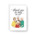 Kaleidadope - Golden Thanks Card