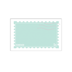 Kiss and Punch - Seafoam Forever Stamp Minis™ - Flat Notecard Set of 60 