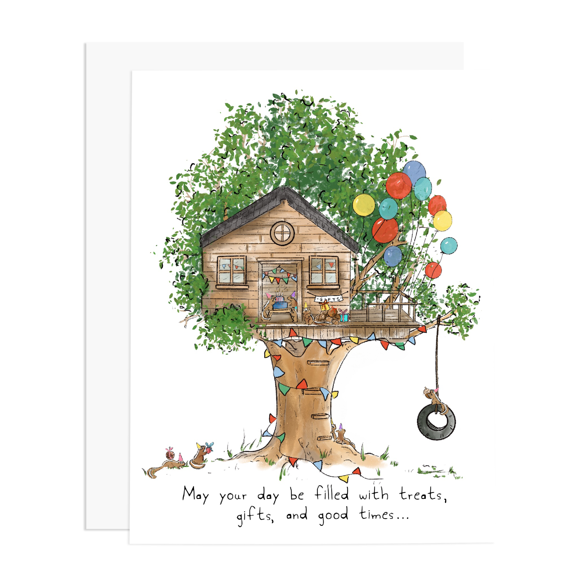 Ramus & Co. - Tree House Party Greeting Card
