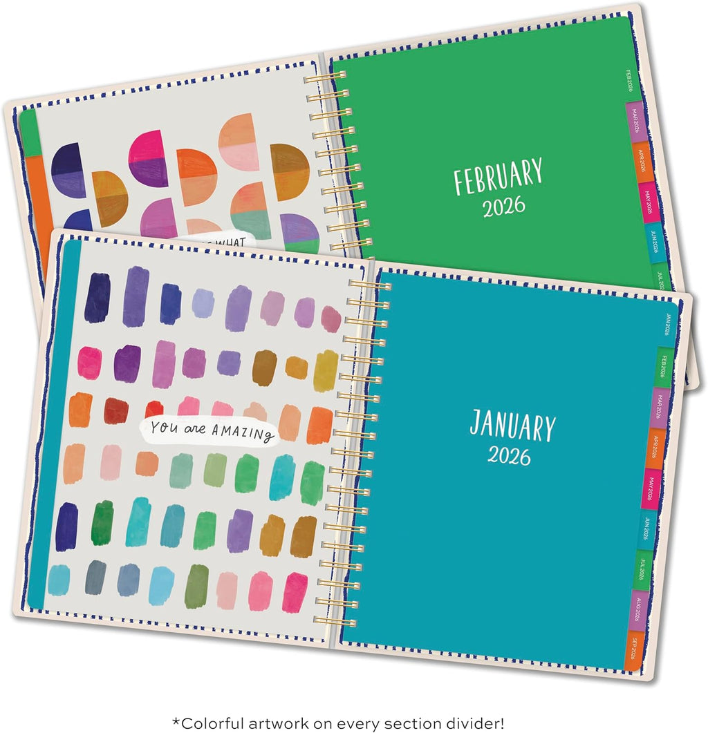 ‎High Note, 2026 Planner, Fresh & Colorful, 17-Month Weekly & Monthly Hardcover Planner