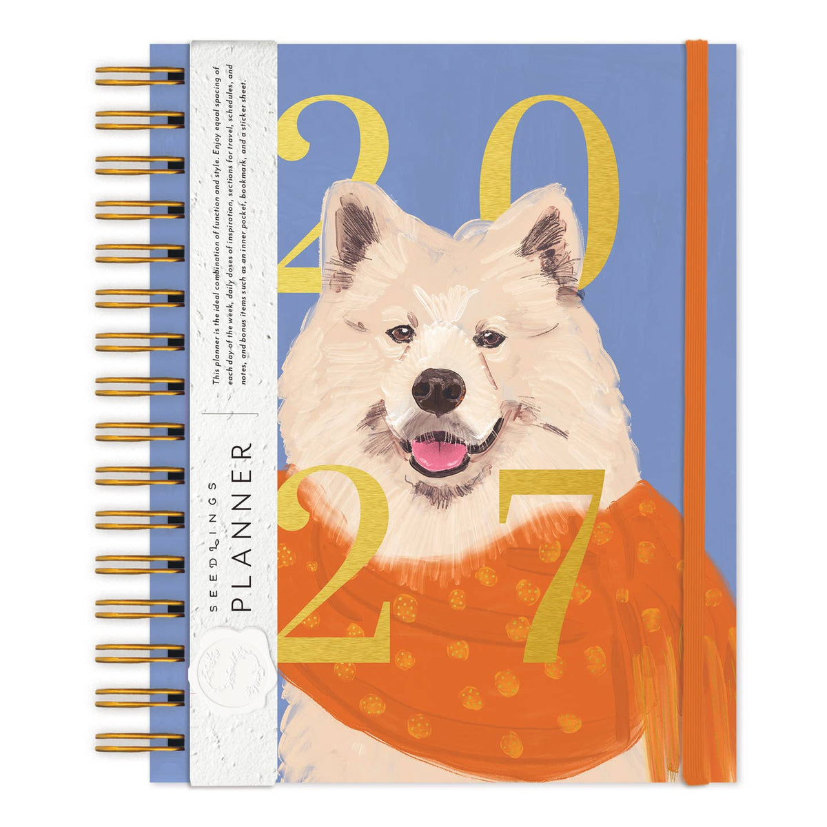 Seedlings, 2027 Samoyed - 12 Month Planner