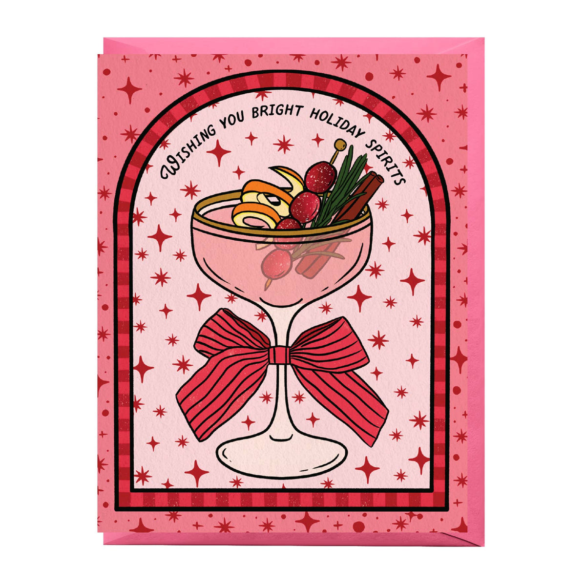 Boss Dotty Paper Co. - Bright Holiday Spirits Card