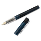 Platinum Prefounte Fountain Pen -  Graphite Blue,  Fine