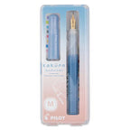 Pilot, Kakuno Fountain Pen, Madoromi Series, Gold Nib, Blue, Medium