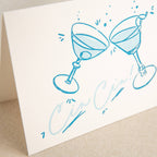 Kindred Letterpress - Cin Cin Congrats Card
