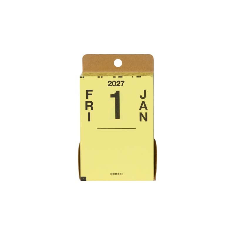 Hightide USA - 2027 Memo Block Calendar(Penco)