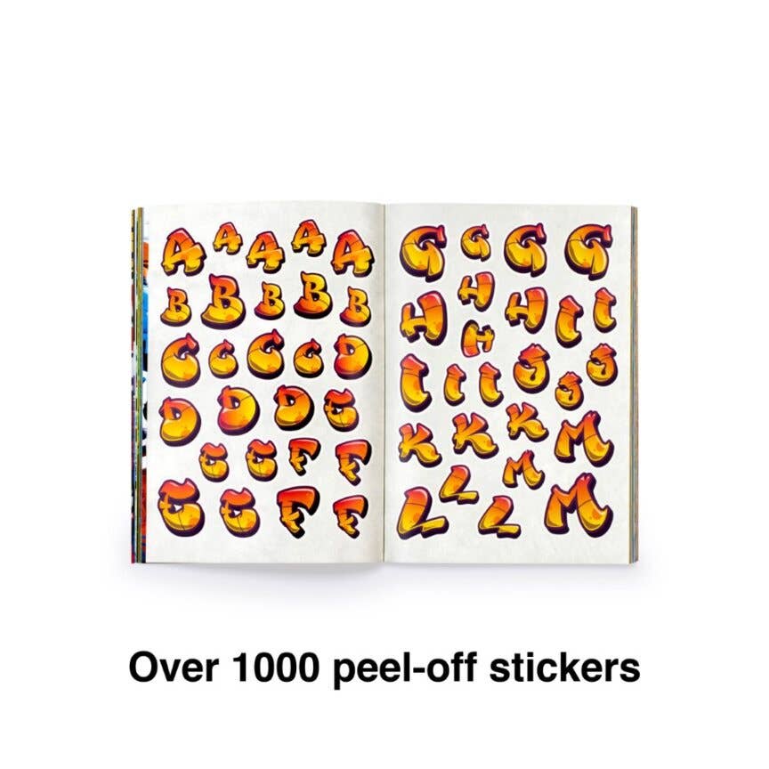 Abrams - The Graffiti Alphabet Sticker Book
