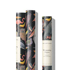 Red Cap Cards - Aviary wrapping paper: Flat sheet