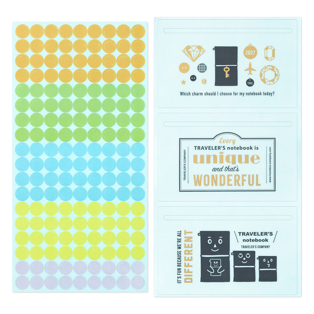 TRAVELER'S COMPANY Customized Sticker Set for Diary 2027