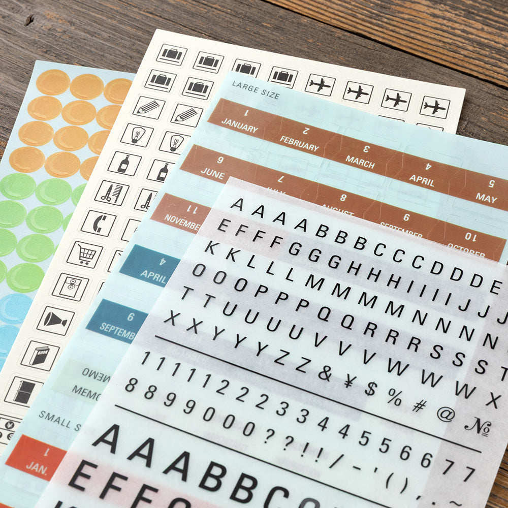 TRAVELER'S COMPANY Customized Sticker Set for Diary 2027