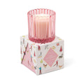 Paddywax, Tinted Glass Candle - Pink Peppermint