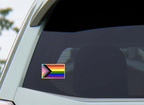 Discovery Stickers - Progress Pride Flag Glitter Sticker