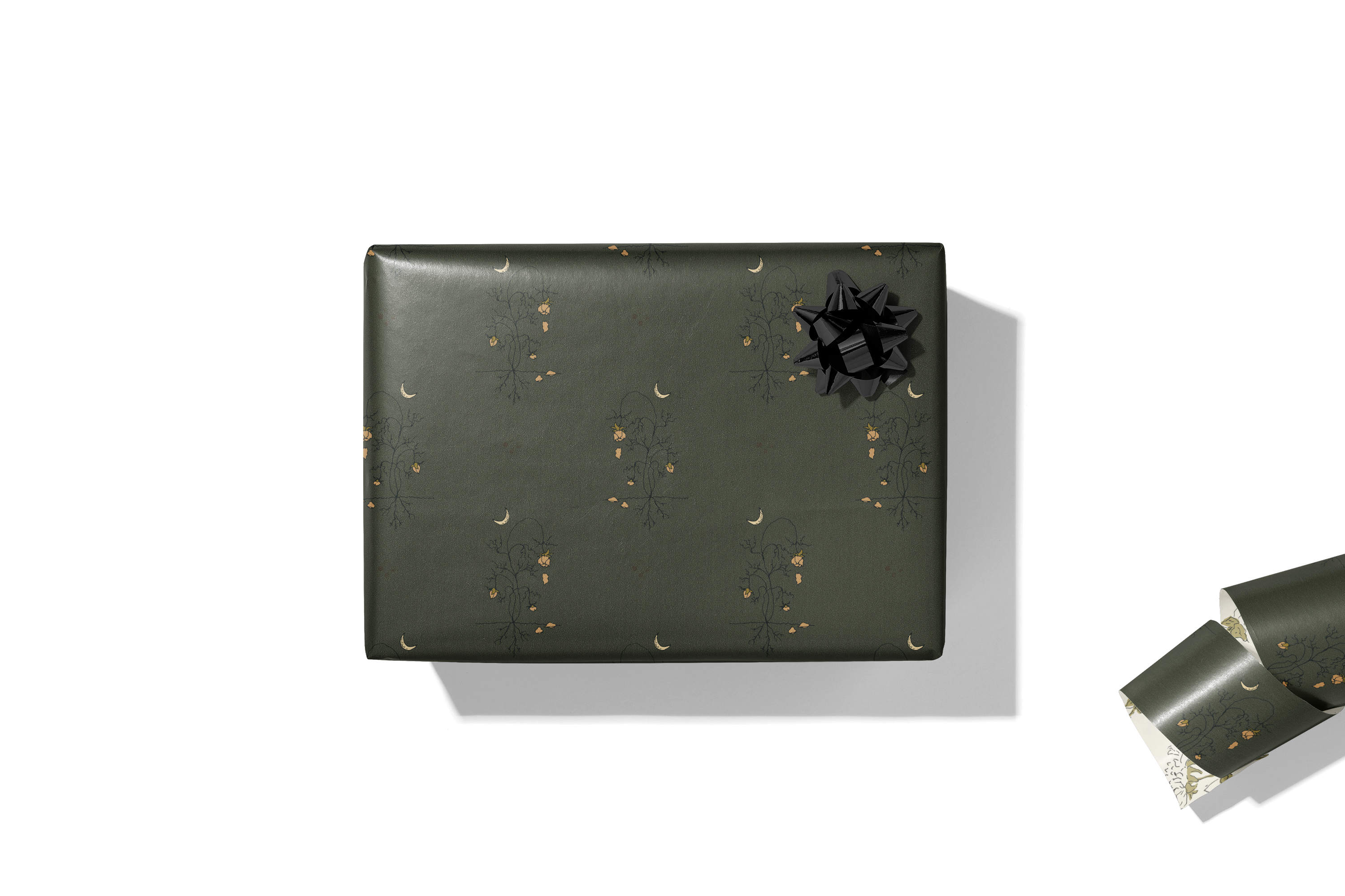 re:mused studio - Spooky Blooms Gift Wrap Sheet – Double Sided